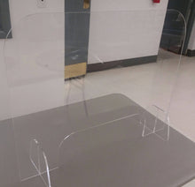 Acrylic Shield for Table - Sneeze Guard - Nail Table Shield SalonSpaStore.com