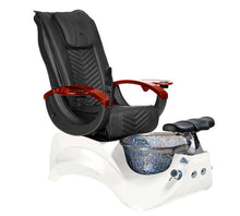 Alden Crystal Pedicure Spa Chair SalonSpaStore.com