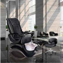 Alden Crystal Pedicure Spa Chair SalonSpaStore.com