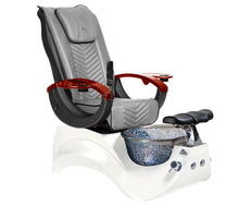 Alden Crystal Pedicure Spa Chair SalonSpaStore.com