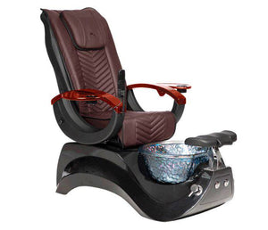 Alden Crystal Pedicure Spa Chair SalonSpaStore.com