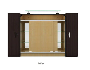 Berkeley Reception Desk with Side Cabinets SalonSpaStore.com