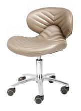 Chevron Pedicure Technician Stool Reflex Pearl SalonSpaStore.com