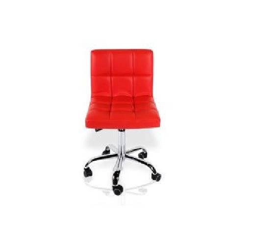 Cookie Technician Stool - Pedicure or Manicure Height Red SalonSpaStore.com