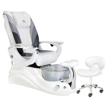 Crane White Edition Pedicure Spa Chair SalonSpaStore.com