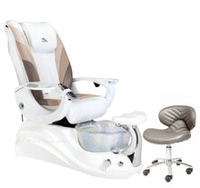 Crane White Edition Pedicure Spa Chair SalonSpaStore.com