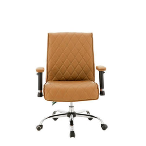 Delia Diamond Tufted Customer, Office Chair - 5 Colors Cappuccino SalonSpaStore.com