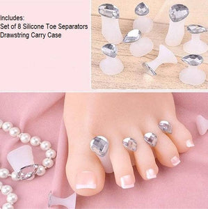 Designer Toe Separators for Home or Salon - Diamonds SalonSpaStore.com