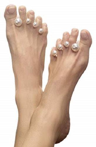 Designer Toe Separators for Home or Salon - Pearls SalonSpaStore.com