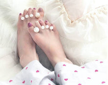 Designer Toe Separators for Home or Salon - Pearls SalonSpaStore.com