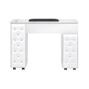 Drexel Tufted Single Manicure Nail Table - 4 Colors SalonSpaStore.com