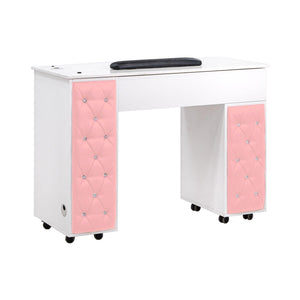 Drexel Tufted Single Manicure Nail Table - 4 Colors SalonSpaStore.com