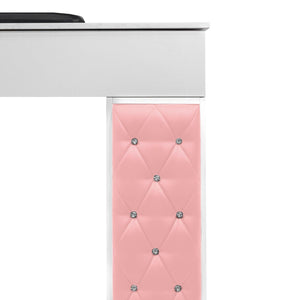 Drexel Tufted Single Manicure Nail Table - 4 Colors SalonSpaStore.com