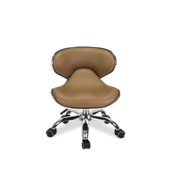 Ergonomic Pedicure Stool - 9 Colors Cappuccino SalonSpaStore.com