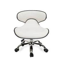 Ergonomic Pedicure Stool - 9 Colors White SalonSpaStore.com