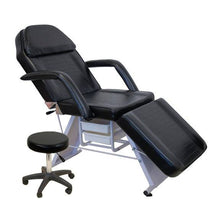 Facial, Waxing, Tattoo Bed with Stool - White or Black Black SalonSpaStore.com