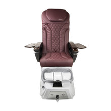 Fior II Pedicure Spa Chair LX - Burgundy (+$100) SalonSpaStore.com