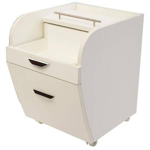 Fusion Salon Pedicure Accessory Cart Trolley White SalonSpaStore.com