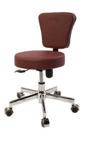 Fusion Salon Technician Stool Cabernet SalonSpaStore.com