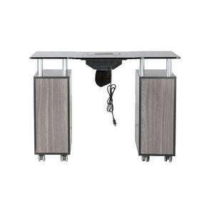 Glasglow Manicure Nail Table with Dust Fan SalonSpaStore.com