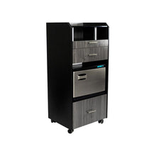 Glasglow Salon Spa Trolley Black Dark Gray SalonSpaStore.com