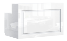 Lume Reception Desk Gloss White SalonSpaStore.com