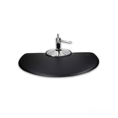 Deluxe Half Circle Salon Mat 3' x 5'