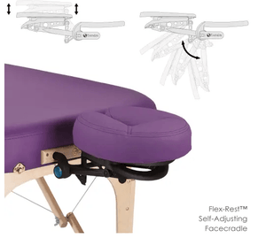 Infinity Conforma Portable Massage Table w/ Headrest & Carry Case SalonSpaStore.com