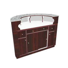 JAT Round Reception Desk SalonSpaStore.com