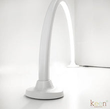 LUNA LED Tabletop Lamp, Pink or White Solid White SalonSpaStore.com