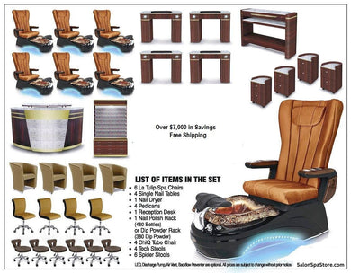 La Tulip 2 Nail Salon Package - 31 Piece Set - Free Shipping SalonSpaStore.com