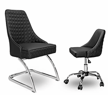 Love Customer/Technician Chair Black SalonSpaStore.com