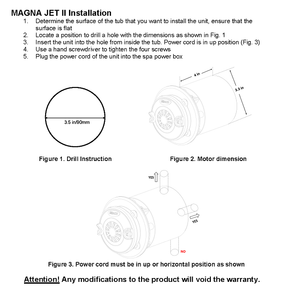 Luraco Magna-Jet II - Magnetic Jet Motor SalonSpaStore.com