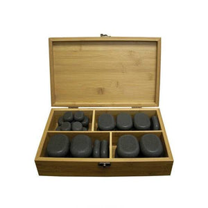 Massage Stones - 36 Piece Set with Box SalonSpaStore.com