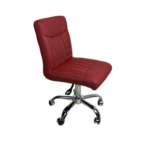 Memory Foam Tech Chair Burgundy SalonSpaStore.com