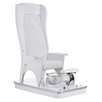 Monarch Pedicure Throne Chair White SalonSpaStore.com