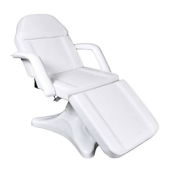 Multi-Purpose Massage - Facial Bed -Hydraulic Spa Table - Tattoo Bed (Black or White) White SalonSpaStore.com