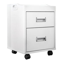 Elevate Mani Pedi Trolley Cart White SalonSpaStore.com