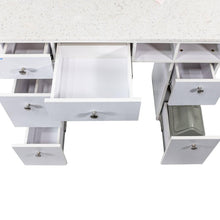 Napa Manicure Nail Table - White/Silver SalonSpaStore.com