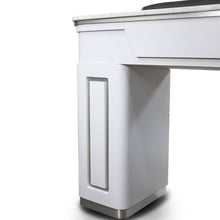 Napa Manicure Nail Table - White/Silver SalonSpaStore.com