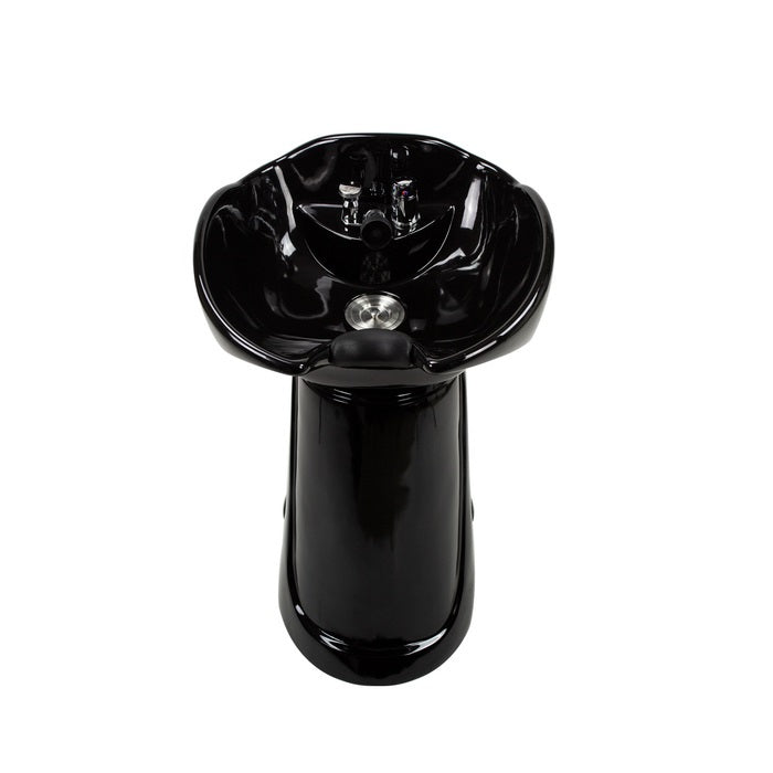 Olympia Pedestal Shampoo Station, Adjustable Shampoo Bowl SalonSpaStore.com