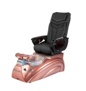 Pink Pedicure Spa Black Chair Pink Base SalonSpaStore.com