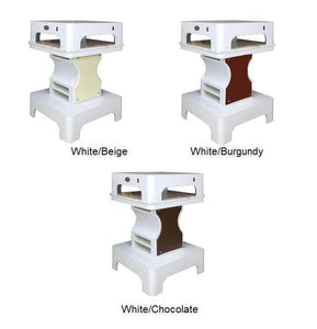 Quad White Mani Pedi Drying Station - 3 Colors SalonSpaStore.com