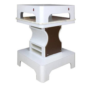 Quad White Mani Pedi Drying Station - 3 Colors White Chocolate SalonSpaStore.com