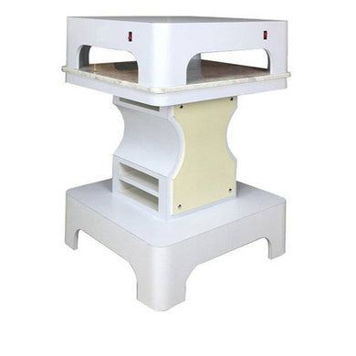 Quad White Mani Pedi Drying Station - 3 Colors White Beige SalonSpaStore.com