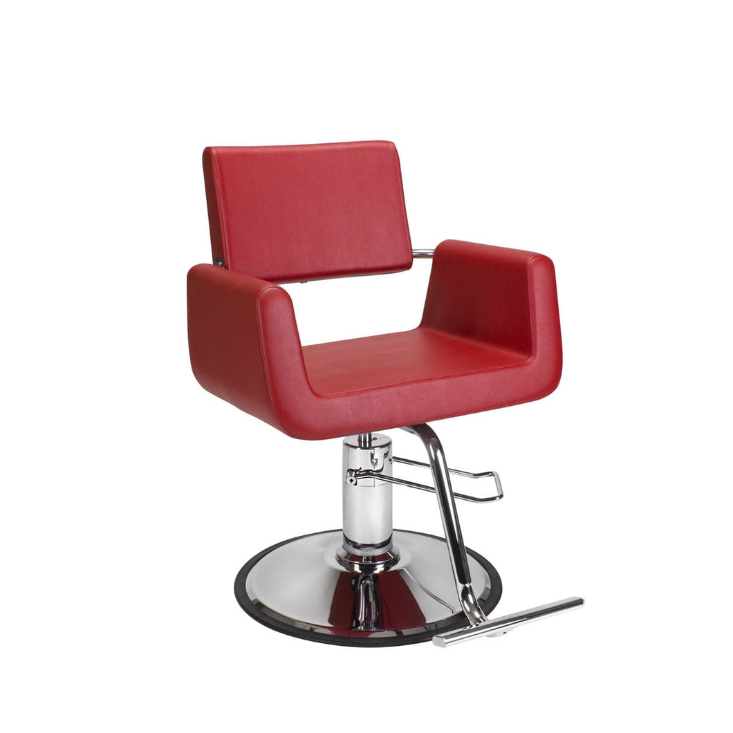 Red Cube Styling Chair SalonSpaStore.com