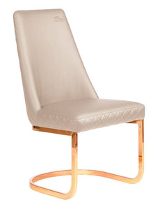 Rose Gold Customer Chair, Client Chair SalonSpaStore.com