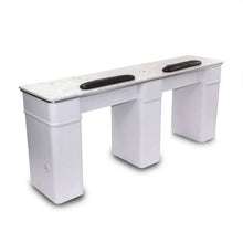 Sonoma Double Manicure Table - Available with or without exhaust ventilation SalonSpaStore.com