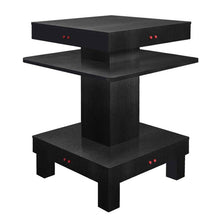 Square Nail Dryer Table - Gray, White or Black Black SalonSpaStore.com