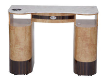 T-105G Nail Table (Chestnut/Cherry) SalonSpaStore.com